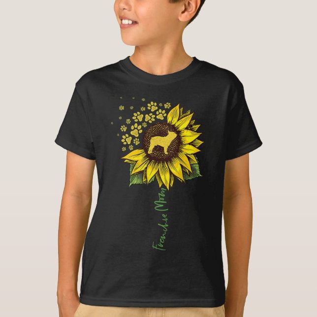 Frenchie Mum Sunflower French Bulldog Lover Gifts  T-Shirt (Front)