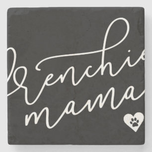 Frenchie Mum Sweat Womens French Bulldog Apparel Stone Coaster