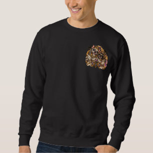 Frenchie Mummy Halloween Couple Sweatshirt