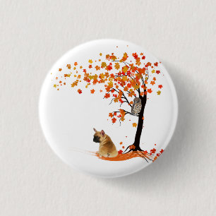 Frenchie My Spirit Animals Owl Frenchie Lovers 3 Cm Round Badge