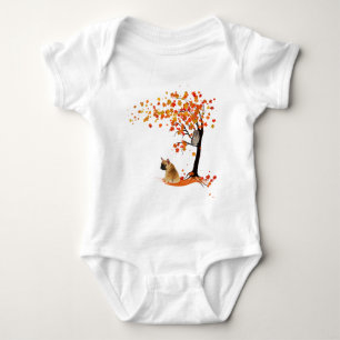 Frenchie My Spirit Animals Owl Frenchie Lovers Baby Bodysuit