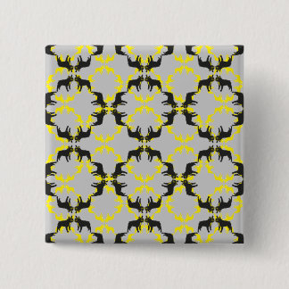 Frenchie Pattern pure 15 Cm Square Badge