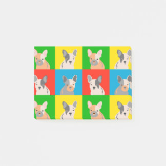 frenchie post-it notes