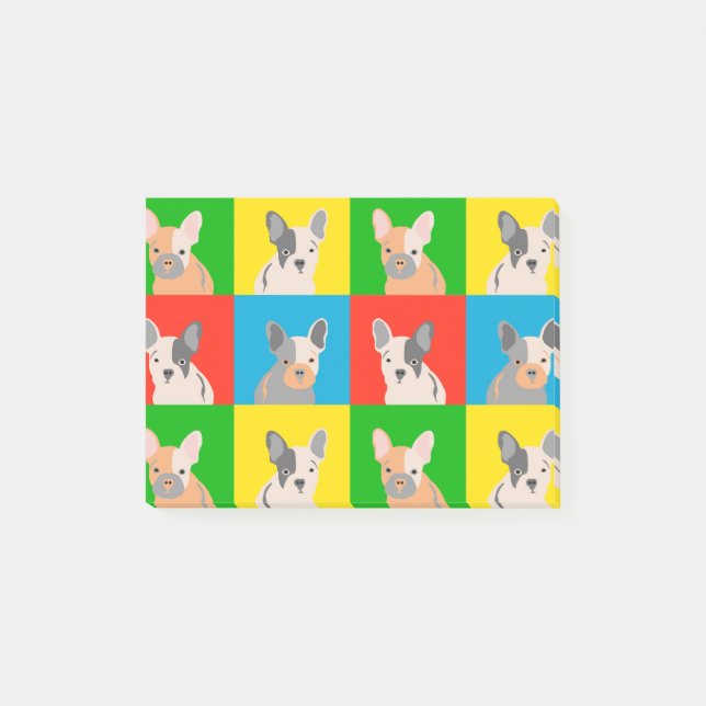 frenchie post-it notes (Front)