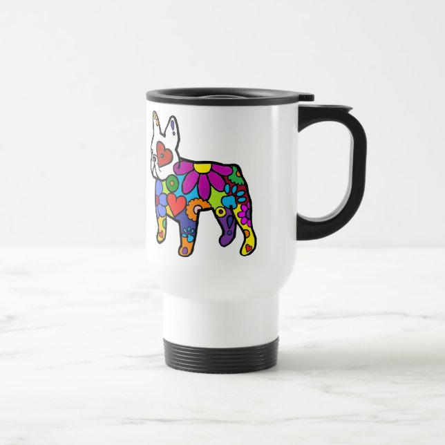 Frenchie Power Travel Mug (Right)