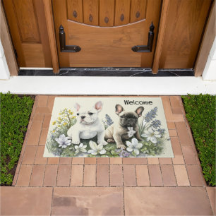 Frenchie Puppies Doormat