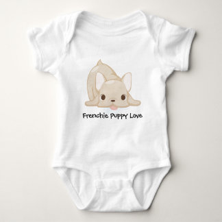 Frenchie Puppy Love Baby Bodysuit