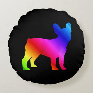 Frenchie    round cushion