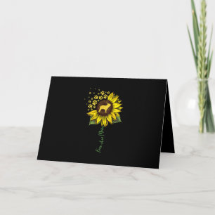 Frenchie Sunflower Mum French Bulldog Lover Gift Card