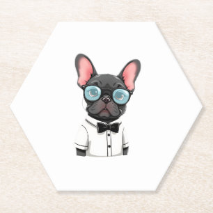 Frenchie The Gentlemen Copy (1) Paper Coaster