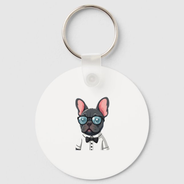 Frenchie The Gentlemen Copy (2) Key Ring (Front)