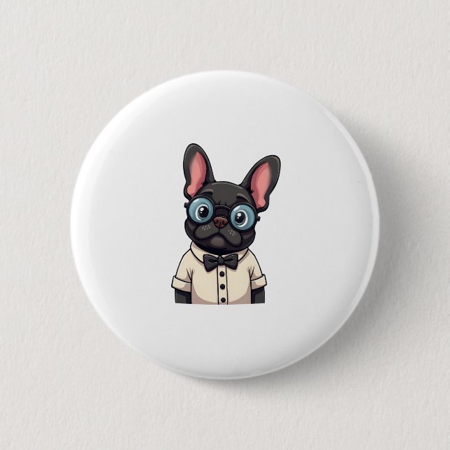 Frenchie The Gentlemen Copy (3) 6 Cm Round Badge (Front)