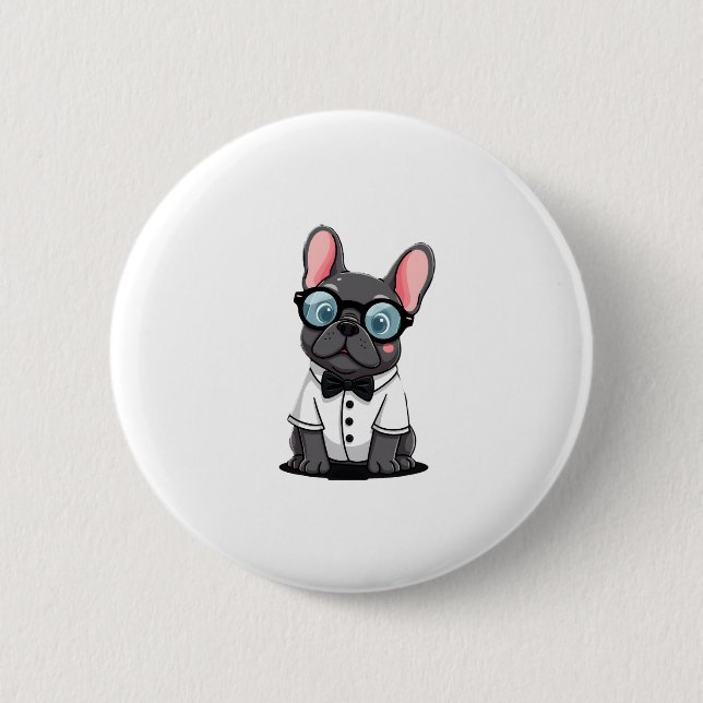 Frenchie The Gentlemen Copy (5) 6 Cm Round Badge (Front)