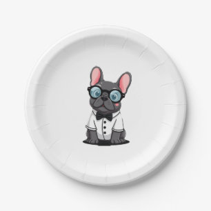 Frenchie The Gentlemen Copy (5) Paper Plate
