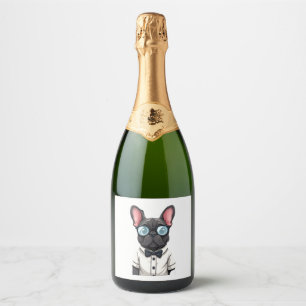 Frenchie The Gentlemen Copy (6) Sparkling Wine Label
