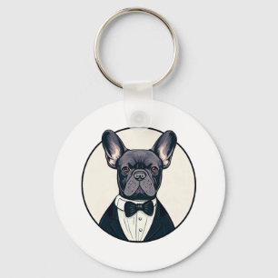 Frenchie The Gentlemen Key Ring