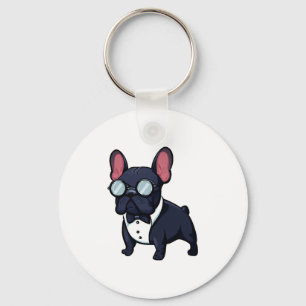 Frenchie The Gentlemen Key Ring