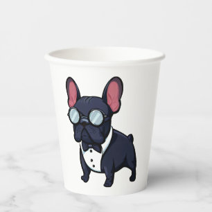 Frenchie The Gentlemen Paper Cups