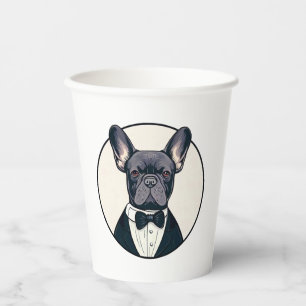 Frenchie The Gentlemen Paper Cups