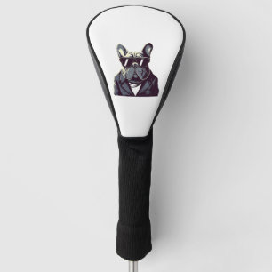 Frenchie The Party Man Golf Head Cover