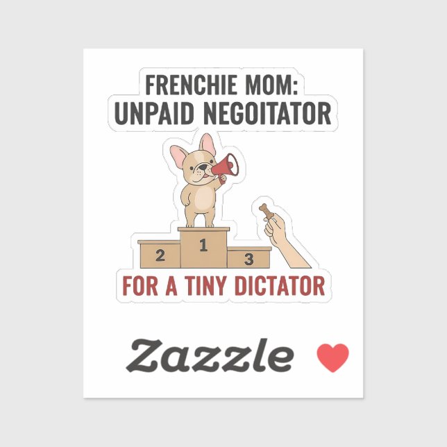 Frenchie Tiny Dictator Funny Dog Mum Gift (Sheet)