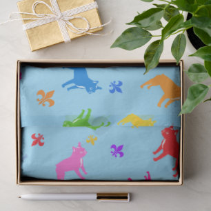 Frenchie tissue paper
