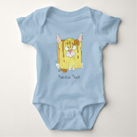 Frenchie Toast French Bulldog Kid's Baby Bodysuit