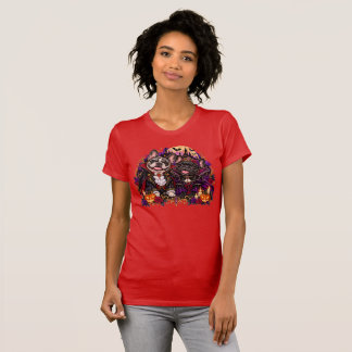 Frenchie Vampire Couple Gothic Halloween Shirt
