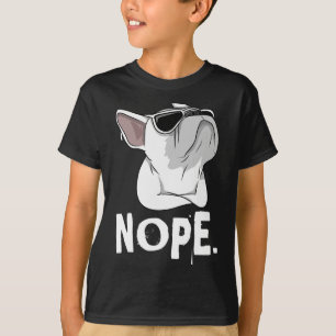 Frenchie White French Bulldog  T-Shirt