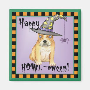 Frenchie Witch Magnet