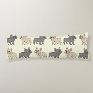 Frenchies, Beige Body Cushion