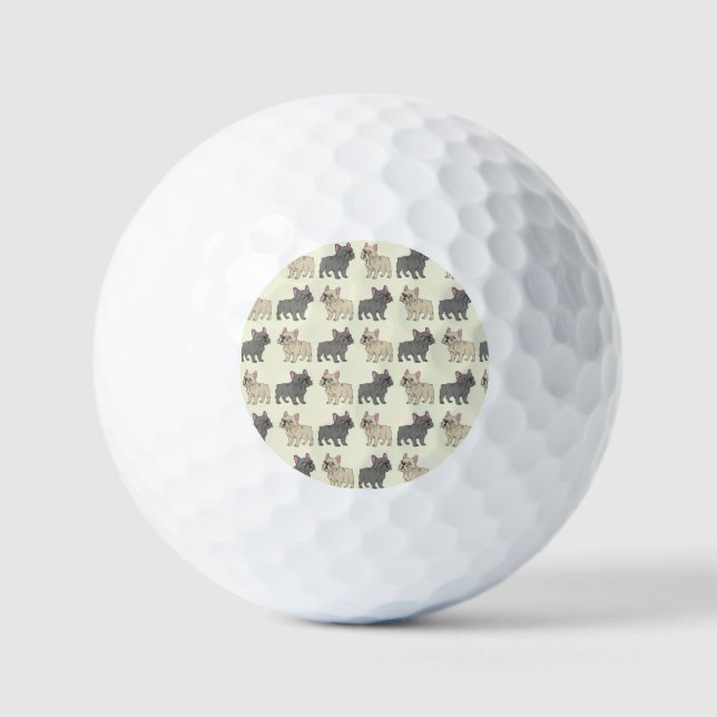 Frenchies, Beige Golf Balls (Front)