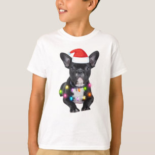 frenchies christmas gift for bulldog lovers T-Shirt
