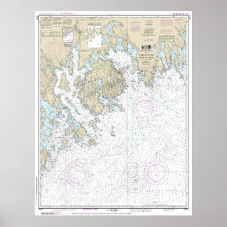 Frenchman and Blue Hill Bays and Approaches Chart