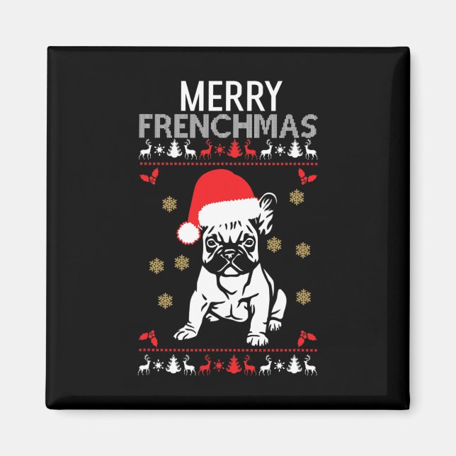 Frenchmas French Bulldog  Magnet (Front)