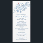 French's Point Stockton Springs Maine Map Wedding Programme<br><div class="desc">Enhance your coastal wedding at French's Point in Stockton Springs, Maine, with this elegant navy blue Penobscot Bay map-themed tall double-sided wedding program. Perfect for a picturesque waterfront celebration, this program features a stunning map design and provides ample space for detailing your special day's events. Add a touch of sophistication...</div>