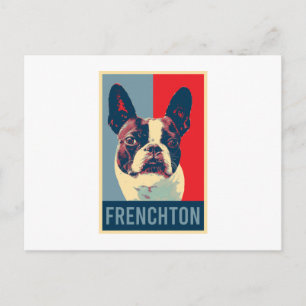 Frenchton Dog Postcard