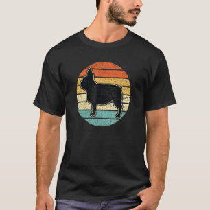 Frenchton Dog Retro French Bulldog Boston Terrier T-Shirt