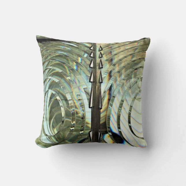 Frensel Lens, Cape Blanco Lighthouse, Oregon Coast Cushion (Front)