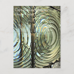 Frensel Lens, Cape Blanco Lighthouse, Oregon Coast Postcard