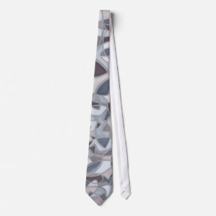 Frenzied Fish Abstract Art Neck Tie