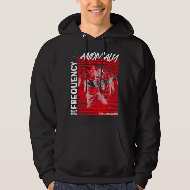 Frequency Anomaly Science Abstract Streetwear  Hoodie (Front)