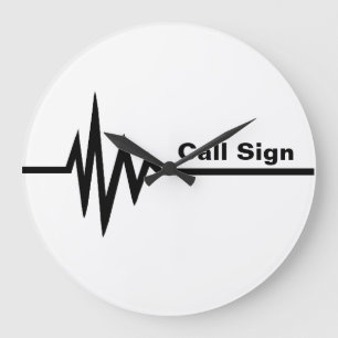 Frequency Line Wall Clock - Customise It!