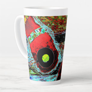 Frequency Serpent – Abstract Energy Compact Mirror Latte Mug