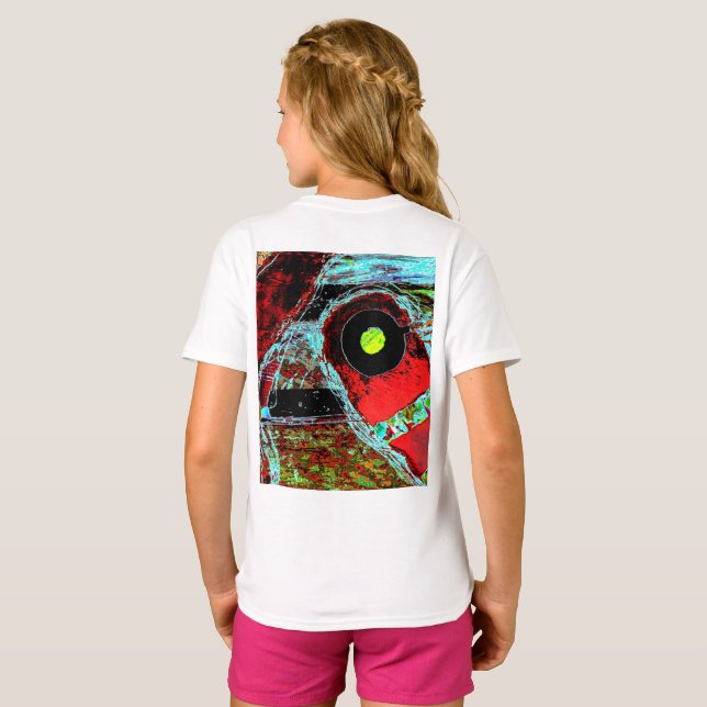 Frequency Serpent – Abstract Energy Compact Mirror T-Shirt (Back Full)