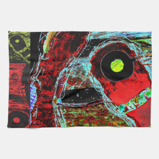 Frequency Serpent – Abstract Energy Compact Mirror Tea Towel