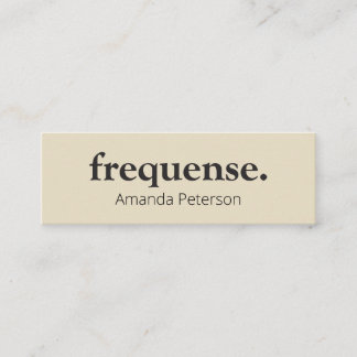Frequense. Mini Business Card