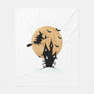 Frequent Flyer Witch Halloween T-Shirt Perfect Fleece Blanket