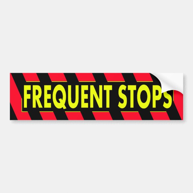 Frequent Stops Bumper Sticker (Front)