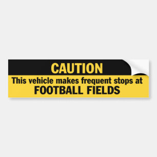 Frequent Stops (Football) Bumper Sticker